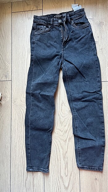 Stradivarius Stradivarius Mom slim fit kot pantolon