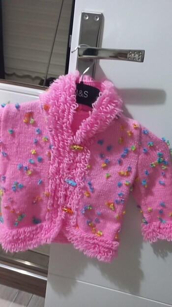 Zara Kız çocuk el örgüsü hırka 2 yas