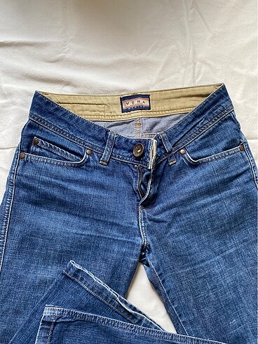 vintage düşük / orta bel jean