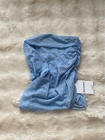 juicy couture orijinal straplez üst y2k