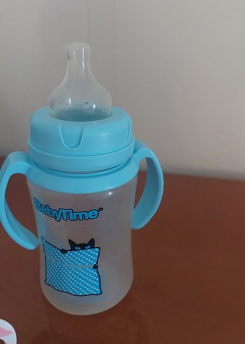 Gri Kedi Desenli BabyTime Emzik ve biberon - Görsel 5