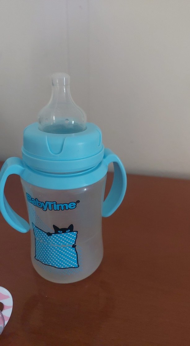 Gri Kedi Desenli BabyTime Emzik ve biberon - Görsel 5