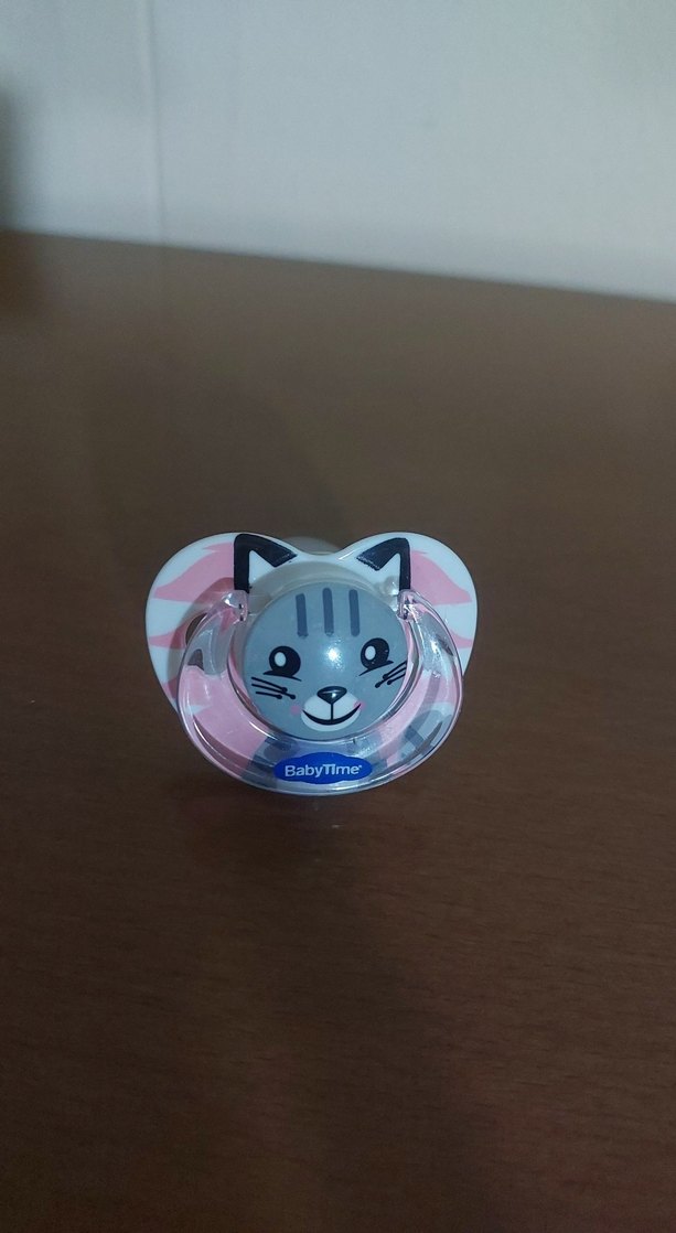 Gri Kedi Desenli BabyTime Emzik ve biberon - Görsel 2