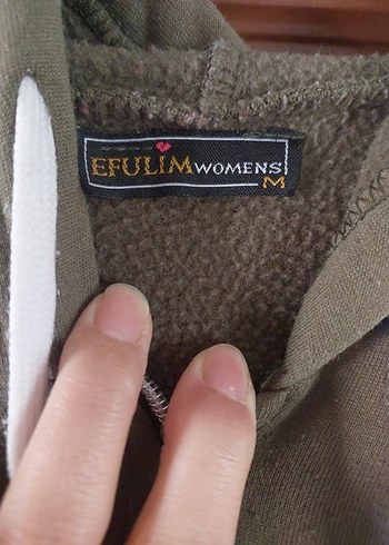 Kadın Kapüşonlu Fermuarlı Rahat Sweatshirt m&xl - Görsel 3