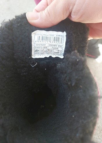 Kız Çocuk Pembe Tokalı Kauçuk Bot - Görsel 4