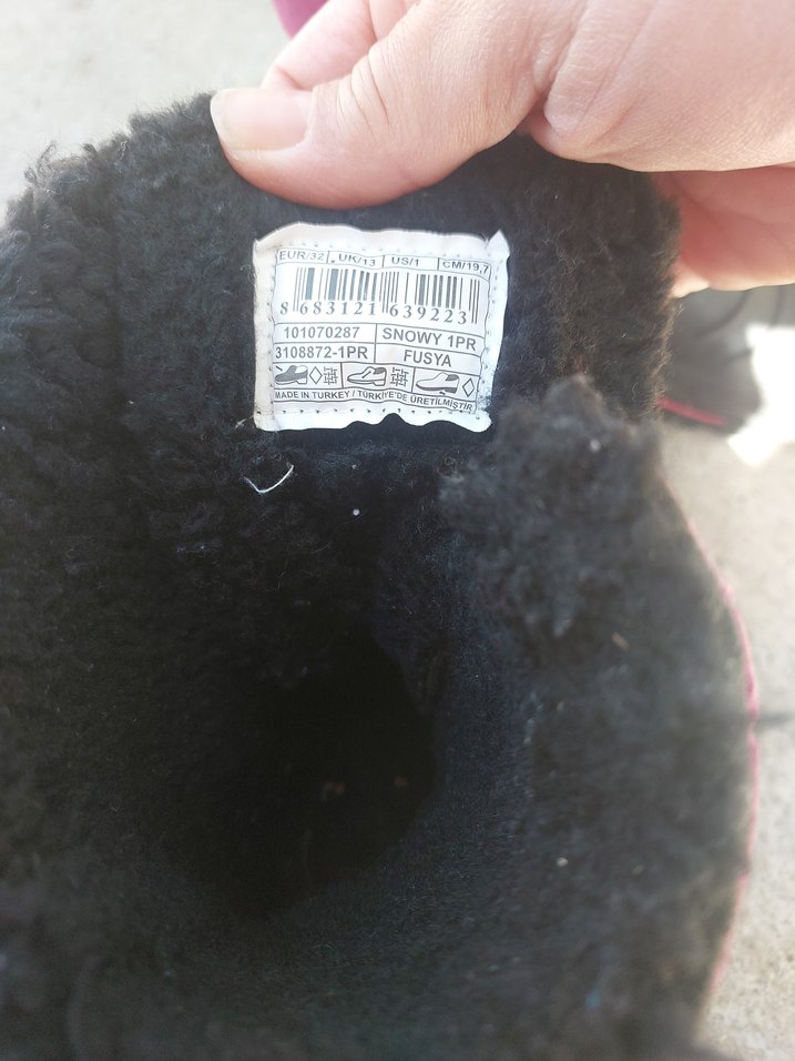 Kız Çocuk Pembe Tokalı Kauçuk Bot - Görsel 4