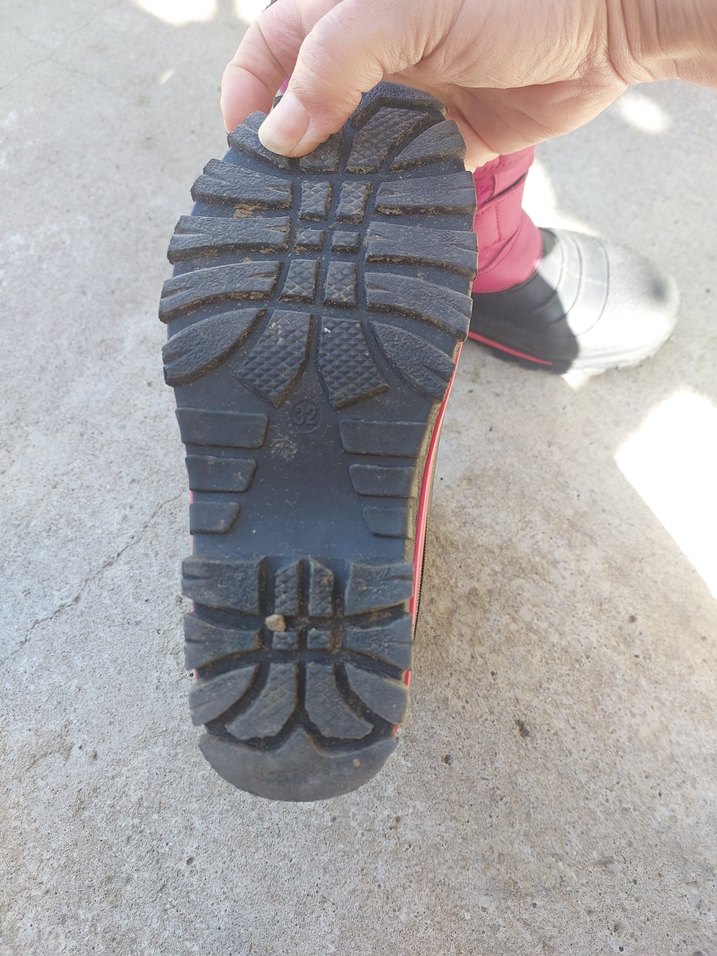 Kız Çocuk Pembe Tokalı Kauçuk Bot - Görsel 3