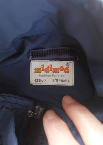 Fermuarlı Mavi Erkek Çocuk Ceket - Görsel 2