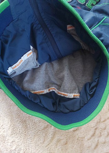 Fermuarlı Mavi Erkek Çocuk Ceket - Görsel 4