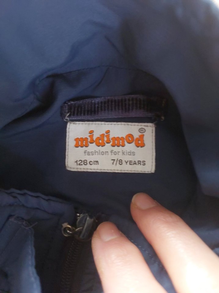 Fermuarlı Mavi Erkek Çocuk Ceket - Görsel 2