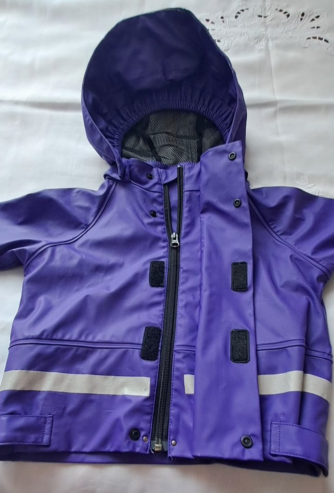 Mor Erkek Çocuk Yağmurluk - Görsel 2