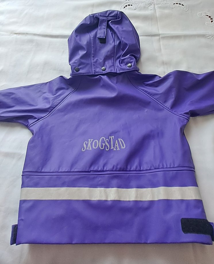 Mor Erkek Çocuk Yağmurluk - Görsel 3