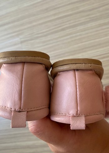 23 Beden pembe Renk Kız Çocuk Pembe Deri Çiçekli Sandalet