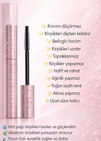 Parlak Siyah Maskara İndirimi - Görsel 3