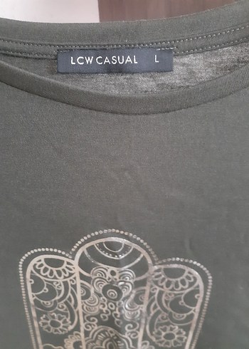 LC Waikiki Bohem Stil Baskılı Kısa Kollu Kadın Tişört