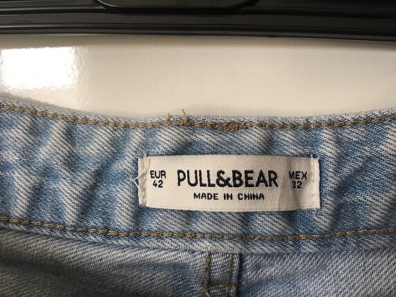 38 Beden Pull & Bear Yüksek Bel Mom Jean Kalıp