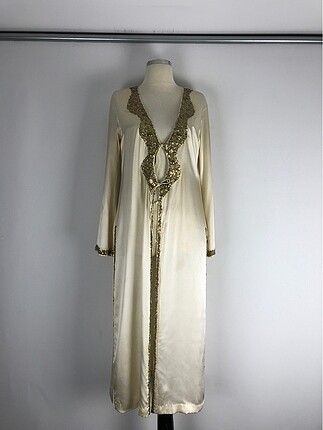 Saten Şık Pareo/İç/Dış Kullanımlı Kaftan