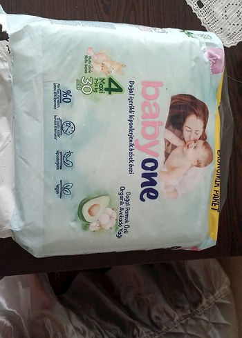 BabyOne Organik Avokado Yağlı Bebek Bezi Maxi 20'li - Görsel 2