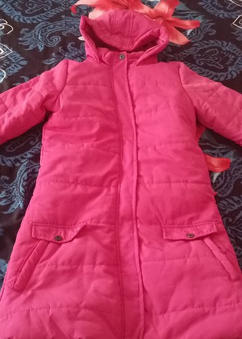 LC Waikiki Pembe Kız Çocuk Mont - Görsel 3