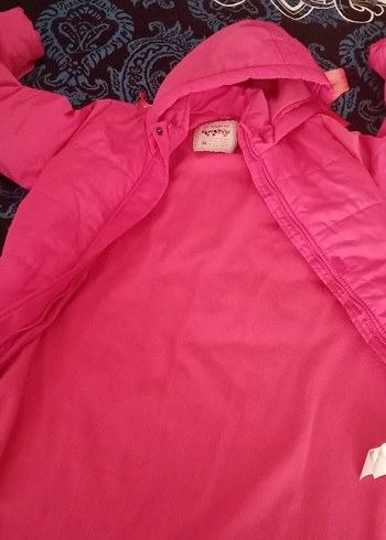 LC Waikiki Pembe Kız Çocuk Mont - Görsel 5