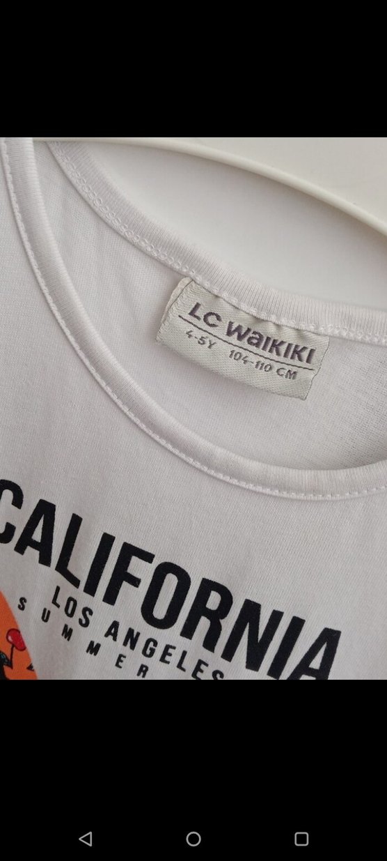 4-5 yaş Kız Çocuk Kemerli Baskılı Elbise - Görsel 2