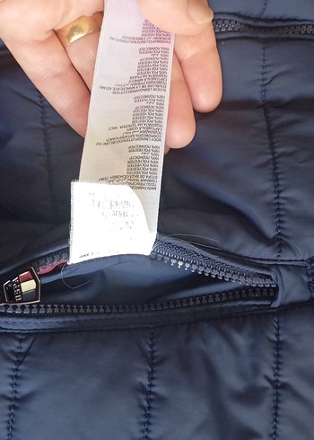 U.S Polo Assn. Mavi Fermuarlı Erkek çocuk Şişme Yelek