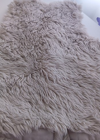 Kız Çocuk Gri Kürklü V Yaka Yelek - Görsel 4