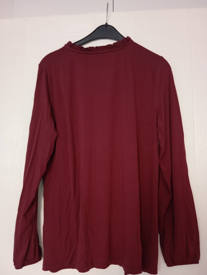 Bordo bluz - Görsel 3