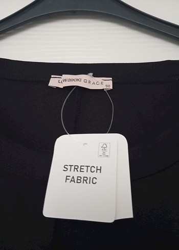 Düğmeli Siyah Kadın elbise - Görsel 2