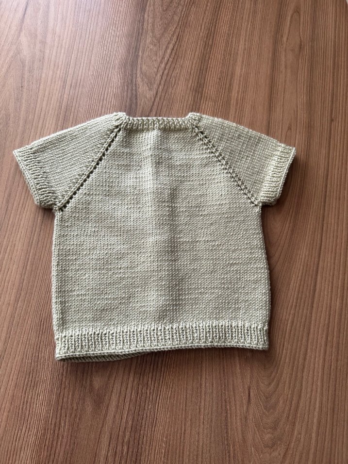 Mine yeşili Erkek Çocuk Örgü yelek - Görsel 2