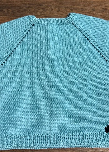 Erkek Çocuk Renkli Örgü Kısa Kollu Hırka - Görsel 3