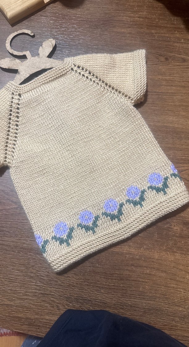 Kız bebek yeleği - Görsel 3