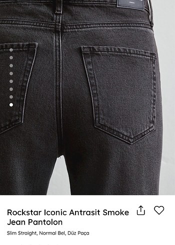 Mavi marka jean Rockstar Iconic Antrasit Slim Jean Pantolon - Görsel 5