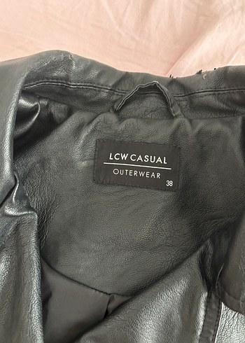 Siyah Kadın Deri Biker Ceket - Görsel 4