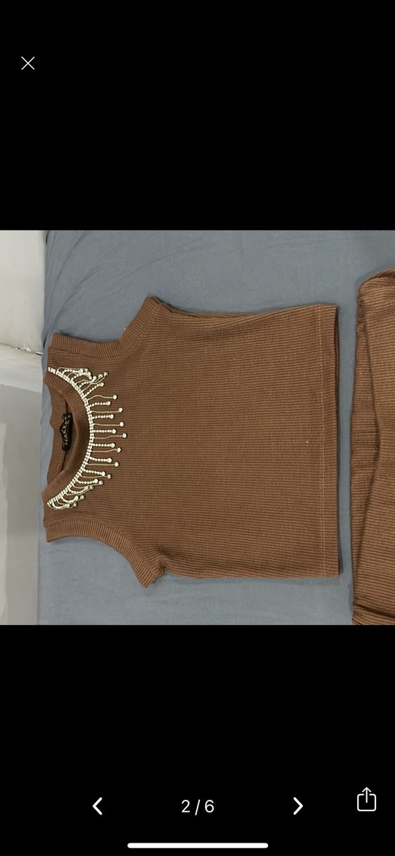 Kahverengi Mini Kolsuz Kadın Tulum - Görsel 4