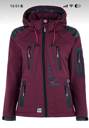 l Beden bordo Renk Norway Geographical kadın mont