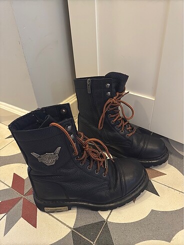 39 Beden siyah Renk harley davidson bot