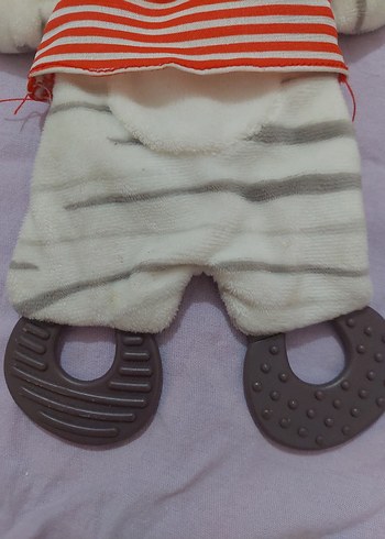 Beden Renk Gri Çizgili Zebra Peluş Oyuncak