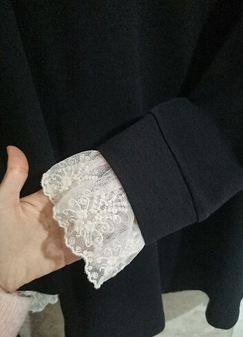 m Beden dantelli tunik 