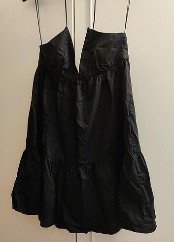 Orjinal Zara siyah sırt dekolteli 