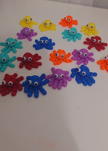 Renkli Minik Ahtapot Anahtarlık - Görsel 3