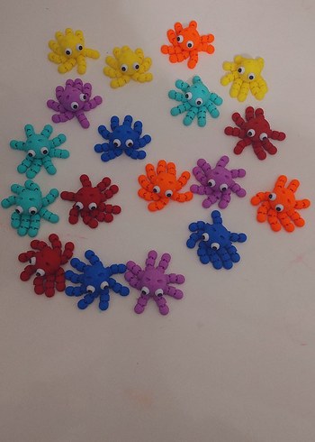 Renkli Minik Ahtapot Anahtarlık - Görsel 4