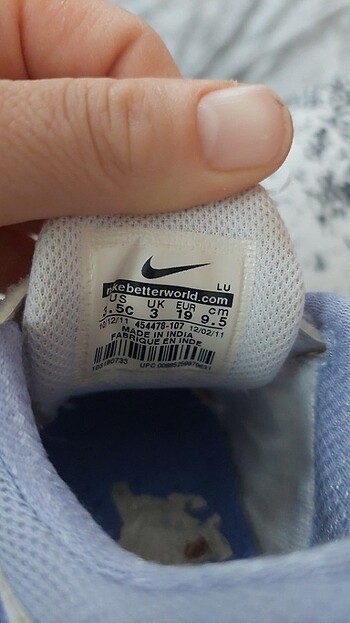 19 Beden Nike erkek bebek 