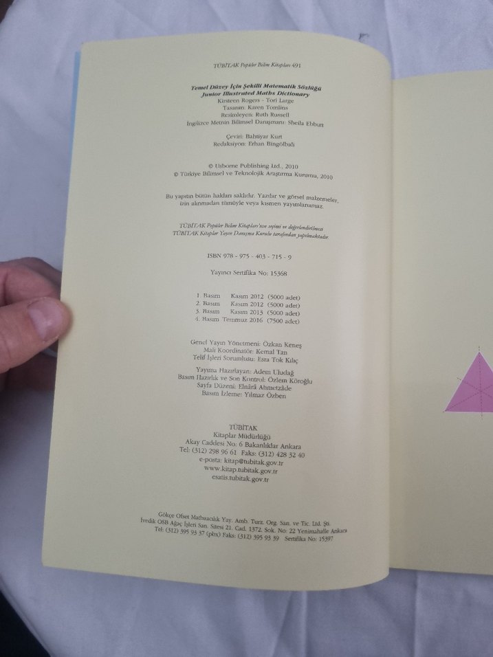 TORİ LARGE (TEMEL DÜZEY İÇİN ŞEKİLLİ MATEMATİK SÖZLÜĞÜ) - Görsel 3