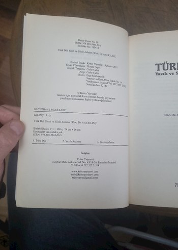 AZİZ KILINÇ (Türk Dili Yazılı ve Sözlü Anlatım) - Görsel 3