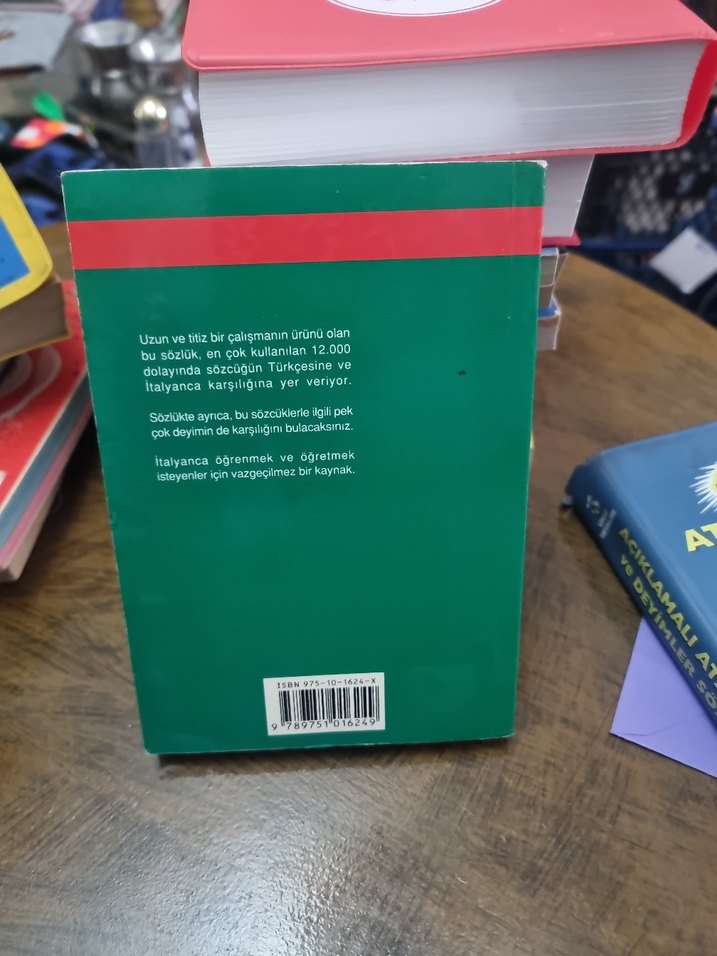 ASIM TANIŞ (Türkçe-İtalyanca Sözlük) - Görsel 2