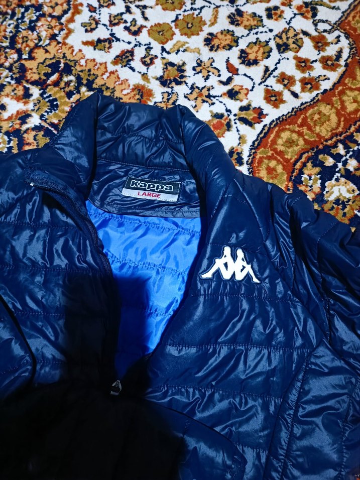 Erkek Lacivert Fermuarlı Mont - Görsel 2