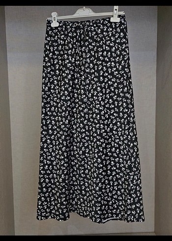 Manuka saten desenli etek - Görsel 2