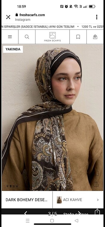 Freshscarfs dark bohemian