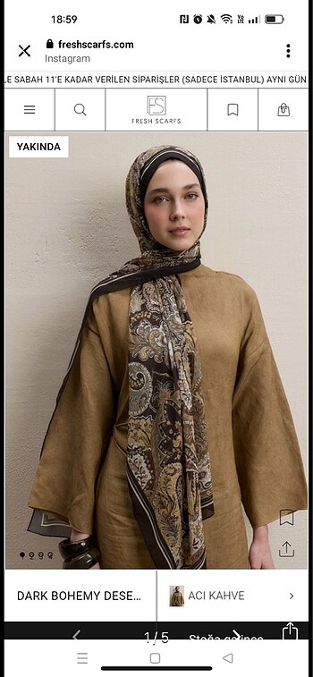 Suud Collection Freshscarfs dark bohemian